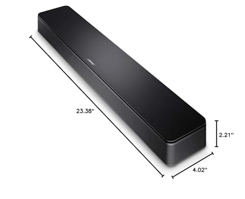 Bose TV Speaker - Soundbar for TV with Bluetooth and HDMI-ARC Connectivity, All-in-One Compact Soundbar, Includes Remote Control, Black — view 2
