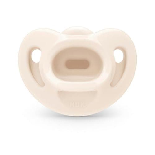 NUK Timeless Comfy Pacifier | 100% Silicone, One-Piece Design | BPA-Free, Gentle on Baby’s Skin | 5-Pack, for 0-6M — view 9