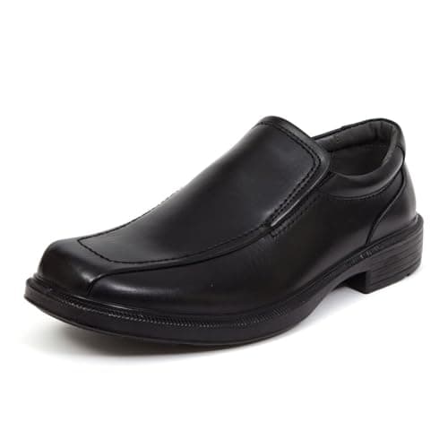 Deer Stags Men's Greenpoint Dress Shoes Comfortable Slip On Formal Loafers for Weddings, Church, Office, Prom / Black / Men’s 8 Medium
