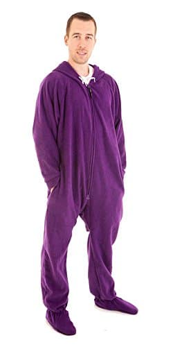 Forever Lazy Footed Adult Onesie - Purple People Sleeper - S — view 2