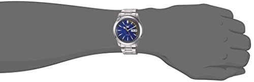 SEIKO SNKK27 Automatic Watch for Men 5-7S Collection - Blue Dial with Contrast, Day/Date Calendar, Luminous Hands, Stainless Steel Case & Bracelet — view 2