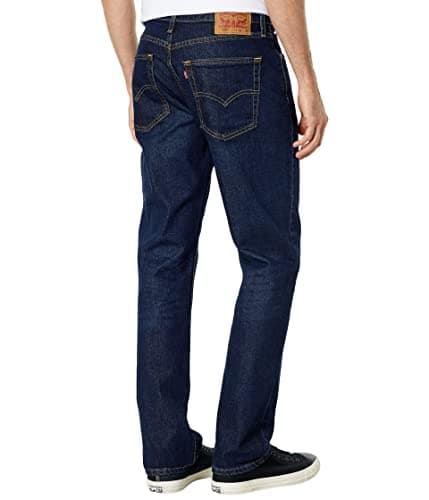 Levi's Men's 514 Straight Jean, Clean Run-Dark Indigo, 36Wx32L