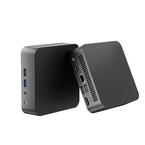 chatreey Mini PC N3150 (4C/4T, 2.08GHz Max) 8GB RAM 256GB SSD, 2X Type-c Mini Computer with 2x2K Display/WiFi 5/BT 4.2/RJ45 LAN/USB 3.0/6W TDP (1 PCs)