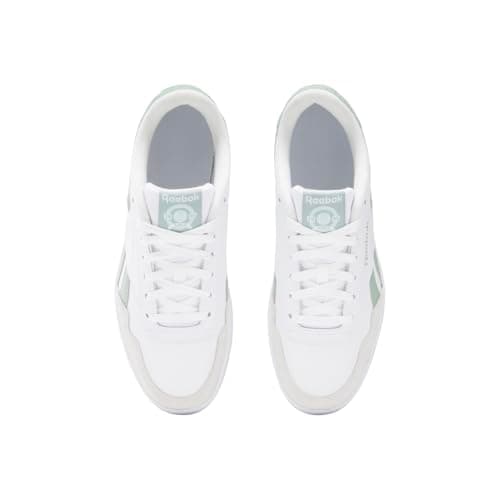 Reebok Unisex Court Advance Sneaker, Footwear White/Hybrid Green/Barely Grey, 9 Women/ 7.5 Men — view 2