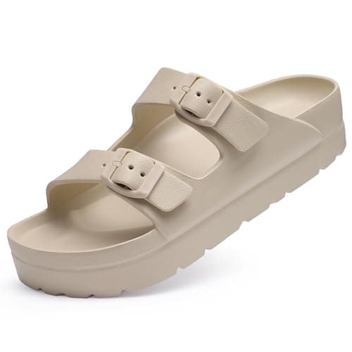 Goosecret Women's Comfortable Arch Support Walking Platform Sandals