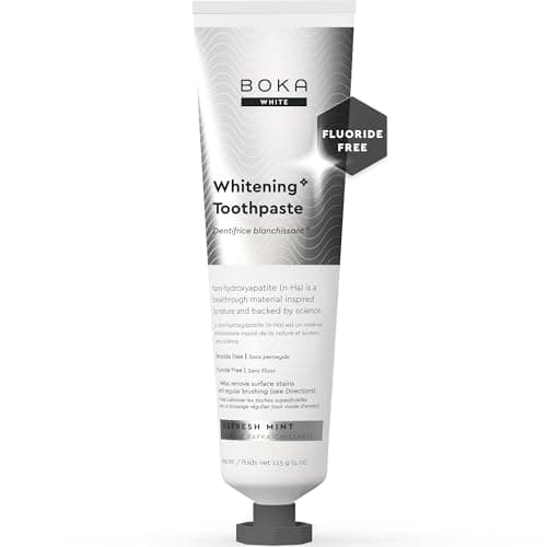 Boka Toothpaste - Fluoride Free Toothpaste, Nano Hydroxyapatite Toothpaste
