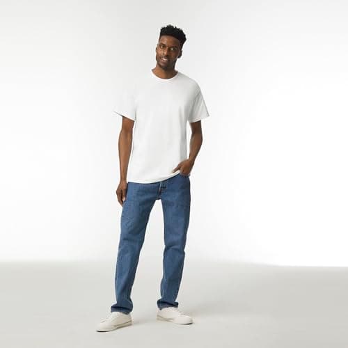 Gildan Adult Ultra Cotton T-Shirt, Style G2000, Multipack, White (2-Pack), Large — view 2