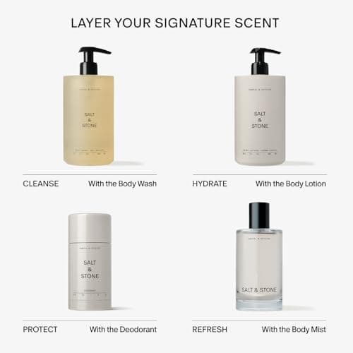 Salt & Stone Aluminum Free Deodorant | Extra Strength 48 Hour Protection for Women & Men | Made with Seaweed Extracts, Niacinamide & Prebiotics | Santal & Vetiver — view 7