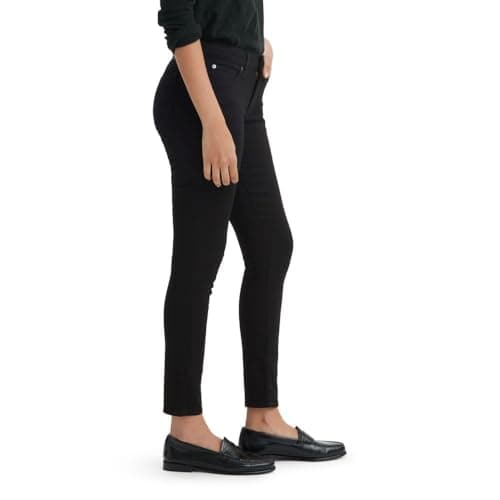 Levi's Womens 711 Skinny (Also Available In Plus) Jeans, Soft Black, 28 Short US — view 2