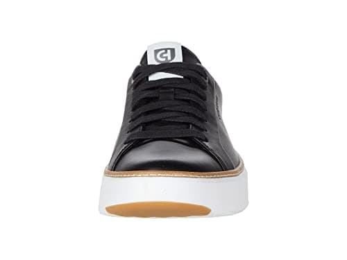 Cole Haan Womens Grandpro Topspin Sneaker, Black/Optc Wht/Cyber Yellow, 8-B US — view 6