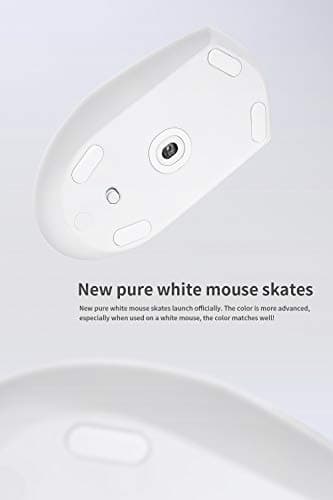 HOTLINEGAMES 2Sets 3.0 Plus Rounded Curved Edges Mouse Feet Skates Compatible with Logitech G Pro X Superlight 2 DEX Wireless Gaming Mouse feet Replacement (0.8mm, Smooth, PTFE) Pro Performance — view 2