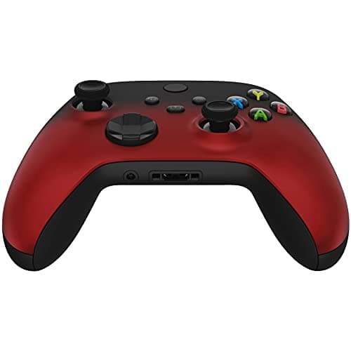 eXtremeRate Replacement Shell for Xbox Series X & S Controller - Personalized Upgrade - Shadow Red Soft Touch Grip Custom Cover Case Faceplate for Xbox Core Controller [Controller NOT Included] — view 6