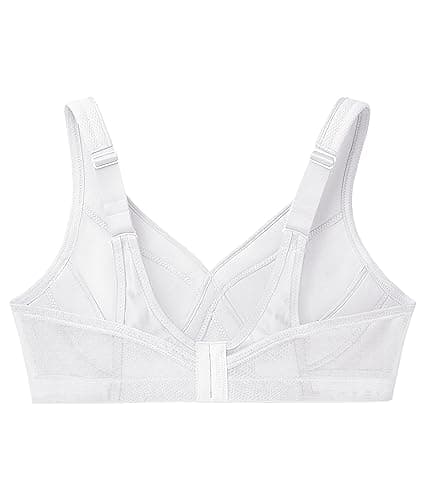 Glamorise Women's Full-Figure Sports Bra, White, 44DD — view 5