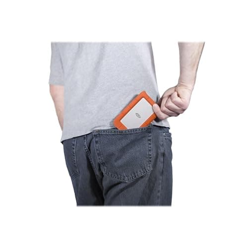 LaCie Rugged Mini, 2TB, 2.5", Portable External Hard Drive, for PC Mac iPad and iPhone, Data Rescue Service (LAC9000298) — view 4