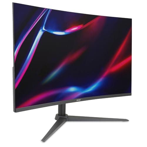 Acer XZ320QU S3bmiiphx 31.5" 2K QHD | 2560 x 1440 | Curved Gaming Monitor | 180Hz Refresh | 1ms Response Time | 100,000,000:1 Contrast Ratio