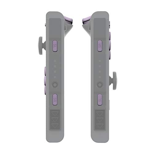 eXtremeRate Dark Grayish Violet Replacement ABXY Direction Keys SR SL L R ZR ZL Trigger Buttons, Full Set Buttons Repair Kits with Tools for Nintendo Switch & OLED Joy-con - JoyCon Shell NOT Included — view 7