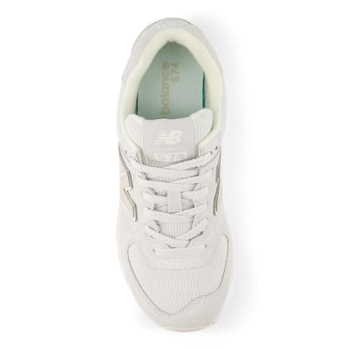 New Balance Women's 574 V2 Sneaker, Grey/Calcium, 85 B — view 3