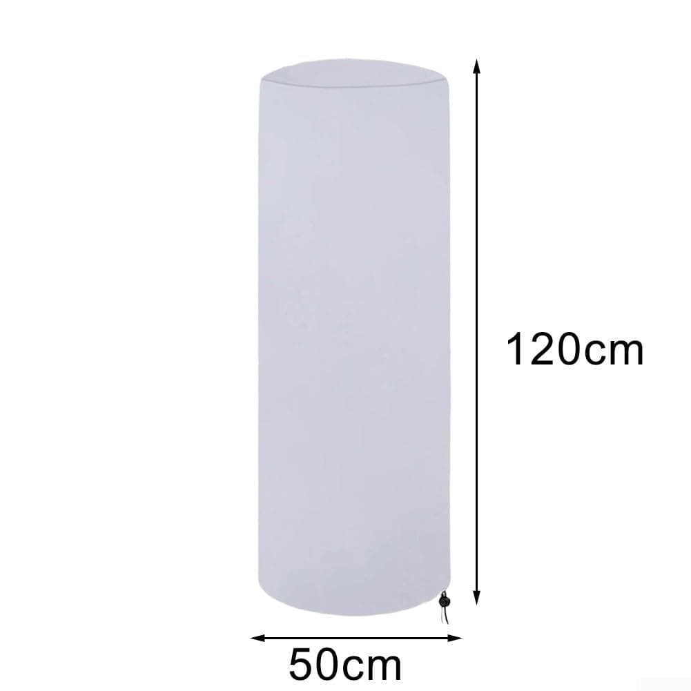 Cubierta de calentador al aire libre para uso en patio, tela Oxford 210D, 120 x 50 cm, resistente a la intemperie y al polvo (plata) — view 2