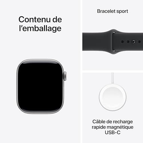 Apple Watch Series 11 [GPS + Cellular 42mm] Smartwatch with Space Gray Case and Black Sport Band - M/L. Sleep Score, Fitness Tracker, Health Monitoring, Always-On Display, Water-Resistant — view 5