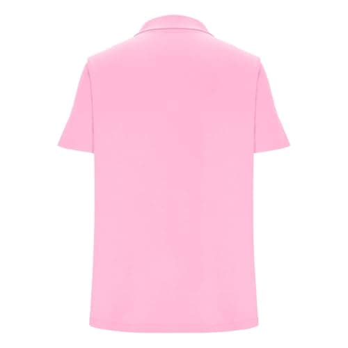 Women's Golf Shirts Short Sleeve Polos Collared Tennis T Shirt Dressy Casual V Neck Business Tunic Top Summer Tshirt Pink — view 5