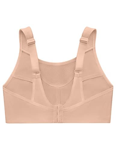 Glamorise Women's Plus-Size No Bounce Full Support Sport Bra, Cafe, 46G — view 5