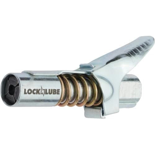 LockNLube Grease Gun Coupler, Patented Locking Jaws Create A Secure, Leak-Free Seal, The Original Rebuildable Locking Coupler, Rated to 10,000 PSI — view 2