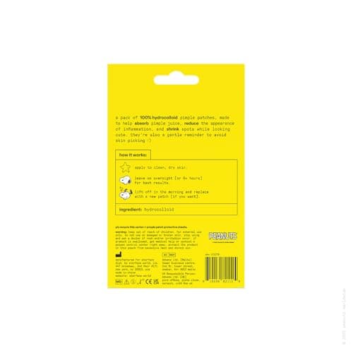 Starface Hydro-Star Sleepy Snoopy Pimple Patches, Hydrocolloid, Absorb Fluid and Reduce Redness, Vegan and Cruelty-Free Skincare (32 Count) — view 9