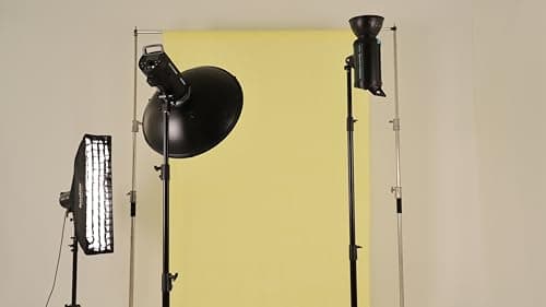 Kate 6ft×9ft Solid Light Yellow Microfiber Backdrop for Photography Studio, Children and Headshots, Includes Only a Backdrop — view 3