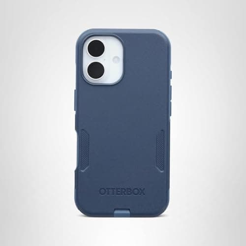 OtterBox iPhone 16 Commuter Series Case - Baby Blue Jeans, Thin & Protective iPhone Case, Dual-Layer, Impact Absorbing iPhone Case — view 6