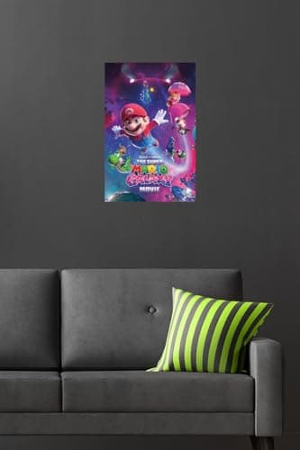 Nintendo The Super Mario Galaxy Movie (2026) - Key Art Wall Poster, 22.4L" x 14.7W", Premium Unframed Version — view 3