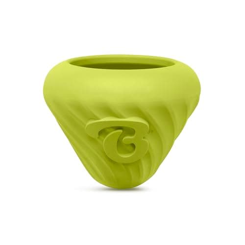Benebone Natural Rubber Cone Interactive Enrichment Treat Dispensing Dog Toy - Slow Feeder - Great for Meals and Boredom