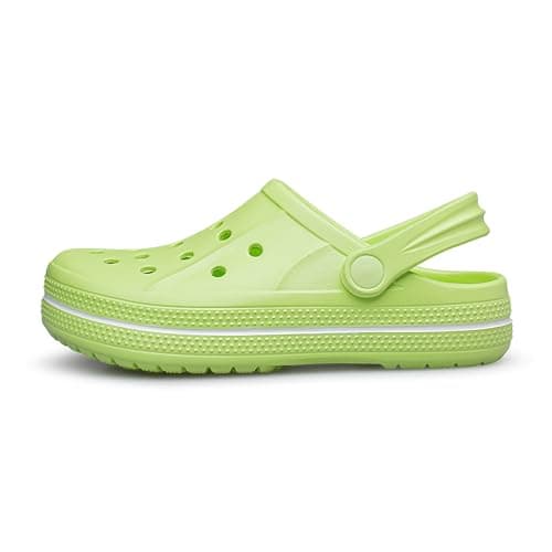 DDFOX Kid's Garden Clogs Cute Slides Sandals Beach Slipper Indoor Outdoor-Friendly Comfy Lightweight — view 3