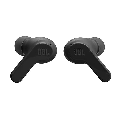 JBL Vibe Beam - True Wireless JBL Deep Bass Sound Earbuds, Bluetooth 5.2, Water & Dust Resistant, Hands-Free Call with VoiceAware, Up to 32 Hours of Battery Life (Black) — view 2