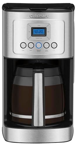 Cuisinart Coffee Maker, Programmable, Stainless Steel, 14-Cup Glass Carafe
