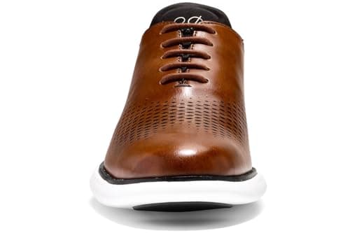 Cole Haan Mens 2 Zerogrand LSR Wing British Tan/Black/Ivory 10.5 D - Medium