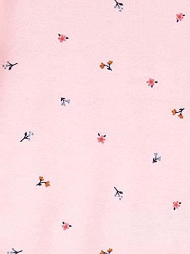 Simple Joys by Carter's Girls' 6-Pack Short-Sleeve Bodysuit, Pink/Blue, Floral, 24 Months — view 3