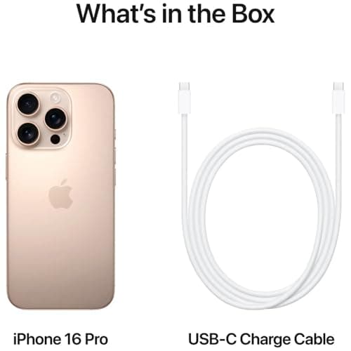 Apple iPhone (Renewed Premium) 16 Pro Max, US Version, 512GB, Desert Titanium - Unlocked — view 3