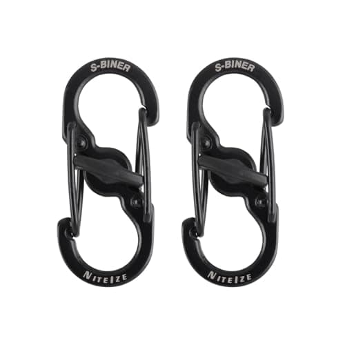 Nite Ize LSBM-01-2R3 S-Biner Micro Lock, Black, 2-Pack — view 5
