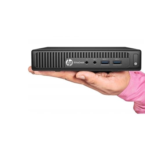 HP EliteDesk 705 G3 Mini PC Business Desktop Computer, AMD A12-9800E up to 3.8GHz, 8GB DDR4 RAM, 256GB SSD, Windows 11 Pro (Renewed)