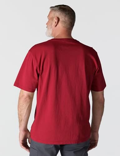 Carhartt Men's Iconic K87 Pocket T-Shirt Closeout, Industry Red, Large — view 3