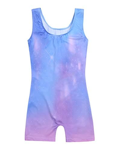 Zaclotre Kid Girls Gymnastic Leotard Sparkly Shiny Diamond Ballet Outfit
