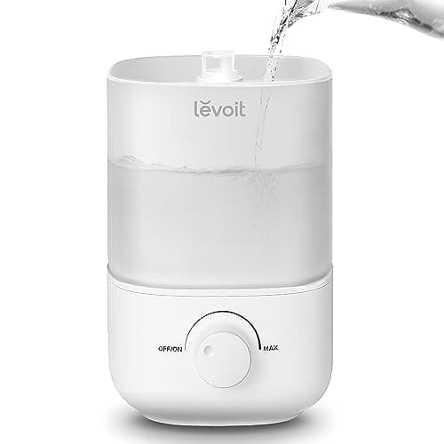 LEVOIT Top Fill Humidifiers for Bedroom, 2.5L Tank for Large Room, 28dB