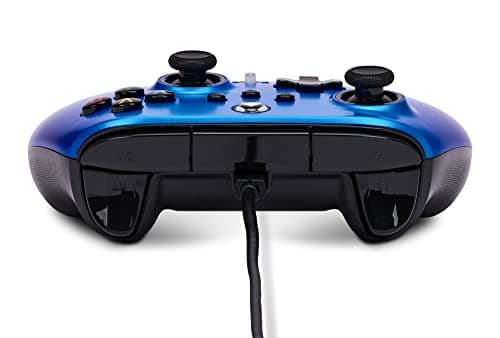 PowerA Enhanced Wired Controller for Xbox Series X|S - Sapphire Fade, gamepad, wired video game controller, gaming controller, Xbox Series X|S, Officially Licensed for Xbox — view 6