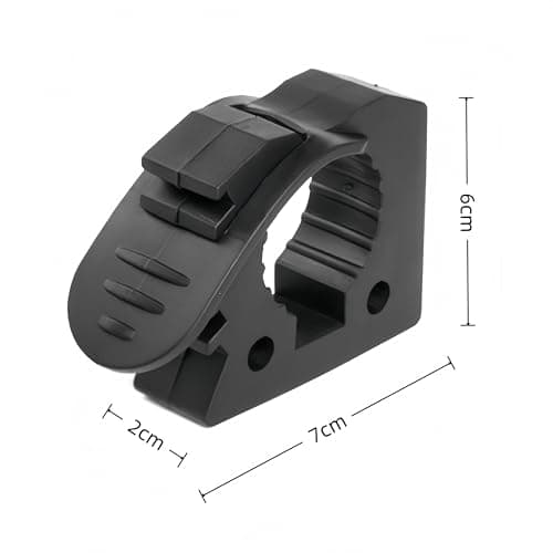 Shovel Holder, 4 Pcs Non-Slip Rubber Clamp, Vehicle Gear Rack Securing Clamps, Quick Release Rubber Clamps Mount Shovel Axe Holder Mount for Diameter Tools 3-4cm — view 4
