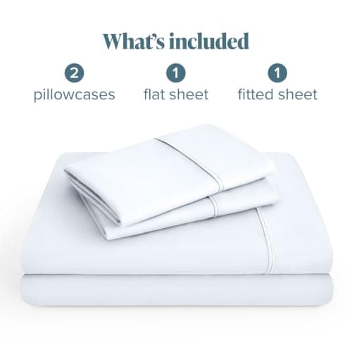 Bare Home Queen Sheet Set - 1800 Ultra-Soft Microfiber Queen Bed Sheets - Double Brushed - Queen Sheets Set - Deep Pocket - Bedding Sheets & Pillowcases (Queen, White) — view 8