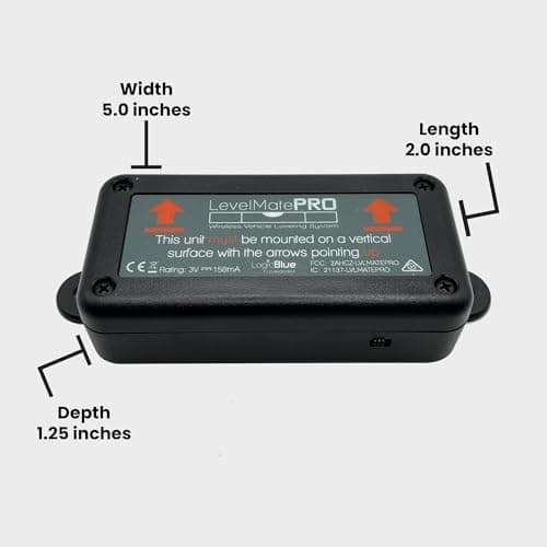 LevelMatePRO LogicBlue Technology - Wireless RV Leveling System, Bluetooth Leveler for Campers, Must-Have Accessory for Travel Trailers, Effortless Setup for Phones with App — view 5