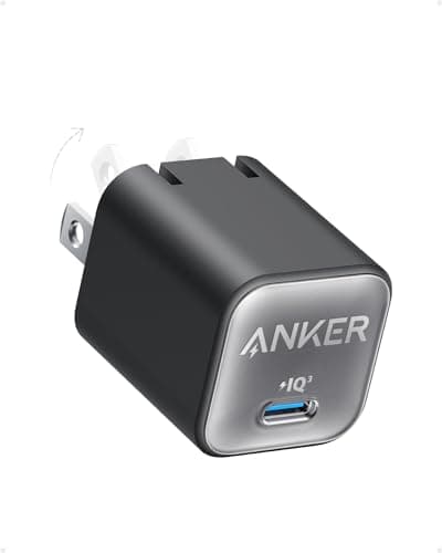 Anker Nano Phone Charger, 30W Portble and Foldable USB C GaN Charger