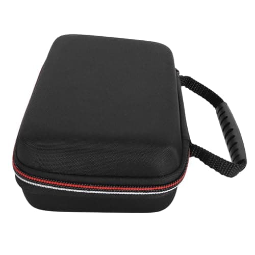 Generic Game Console Carrying Case Durable Protective with Inner Pocket for New 3DS XL 2DS XL, Travel Pouch for Gamers, Nylon Black — view 3
