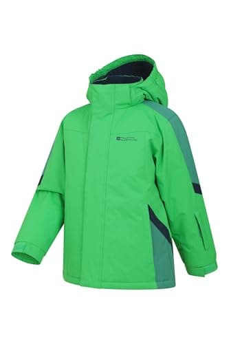 Mountain Warehouse Raptor Kids Ski Jacket, Boys & Girls Snow Coat Green Teen 13-14 Yrs (150-162 cm) — view 4