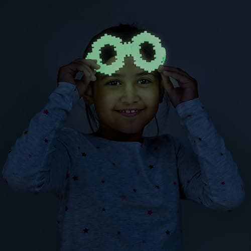 Plus-Plus - Glow Mix - 240 Pieces - Creative Building and Construction Set - Mix of 5 Glow in The Dark Colors in a Tube - Kids 5 to 12 Years - P4283 — view 4